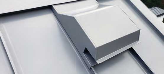 Close-up view of professionally installed metal pipes and roof vents by Prime Roofing in Florida