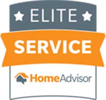 HomeAdvisor Elite Service award logo