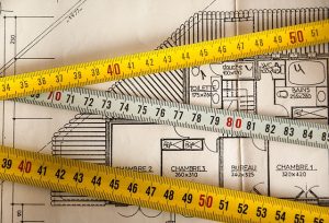 Roofing structure blueprint measurement