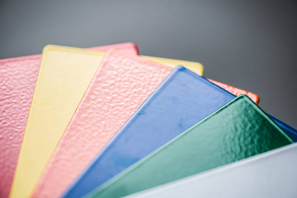 Metal roof color samples showing different coating options for choosing color metal roof