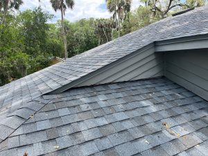 Quarry Gray architectural shingle roof ridge view North Atlantic Beach FL