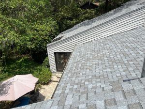 Quarry Gray architectural shingle roof installation in North Atlantic Beach FL residential roofing project