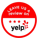 Leave us a review on Yelp circle
